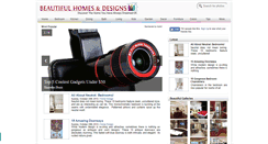Desktop Screenshot of beautifulhomesdesigns.com