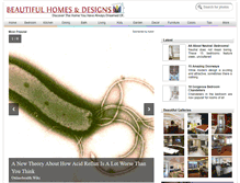Tablet Screenshot of beautifulhomesdesigns.com